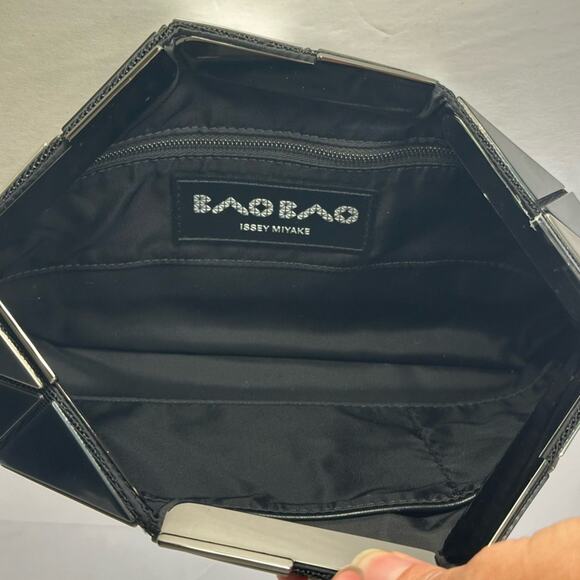 Issey Miyake Bao Bao Distortion Clutch Bag in Platinum Mix - Picture 6 of 11
